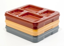 4 COMPT. FOAM INSULATED TRAY  12/CS